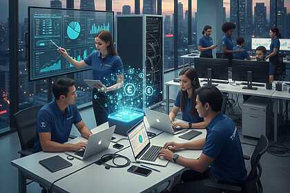 département comptabilité d'un opérateur telecom mobile en téléphonie Internet