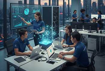 département comptabilité d'un opérateur telecom mobile en téléphonie Internet