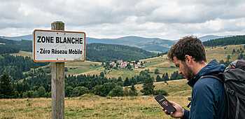 Zones blanches, zones grises non desservies par les opérateurs mobiles en France et Afrique