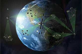 Internet par satellite souveraineté gouvernance. Technologie laser d'interconnexion